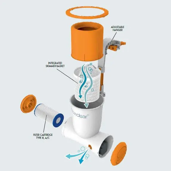 Фильтр-насос Bestway Flowclear Skimatic со скиммером, 58462, 2574 л/ч