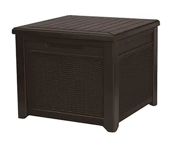 Садовый ящик-сундук пластиковый Keter Cube Rattan 208L