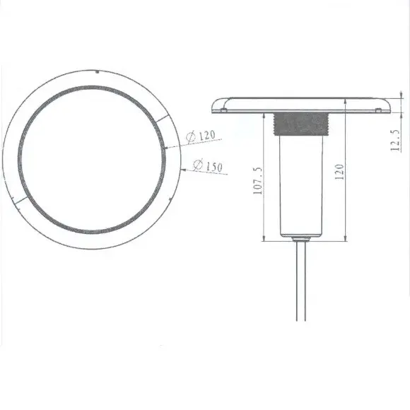 Прожектор светодиодный Aquaviva LED227C 252LED, RGB, 18 Вт