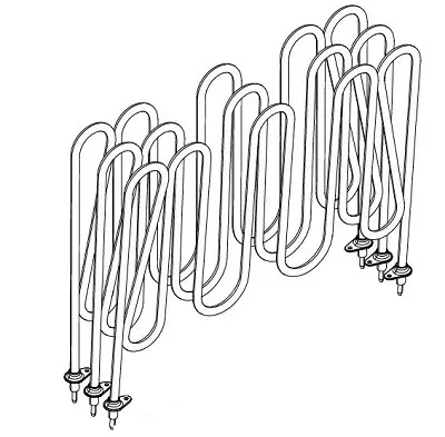 Нагревательный элемент Tylo C 31 OHM, комплект 3 шт, для SDK10/SD16, 96000174 