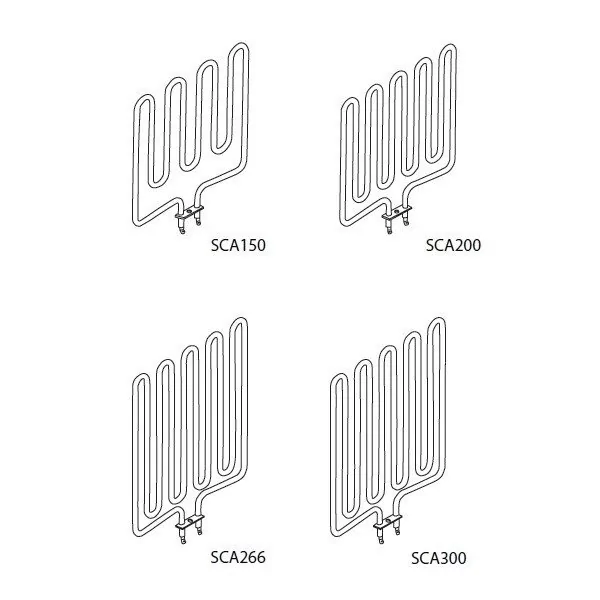 Нагревательный элемент Sawo SCA-300 мощность 3.0 кВт для моделей SCA (Scandia)  HP02-008