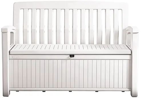 Скамья-сундук Keter Patio Bench 227L, white