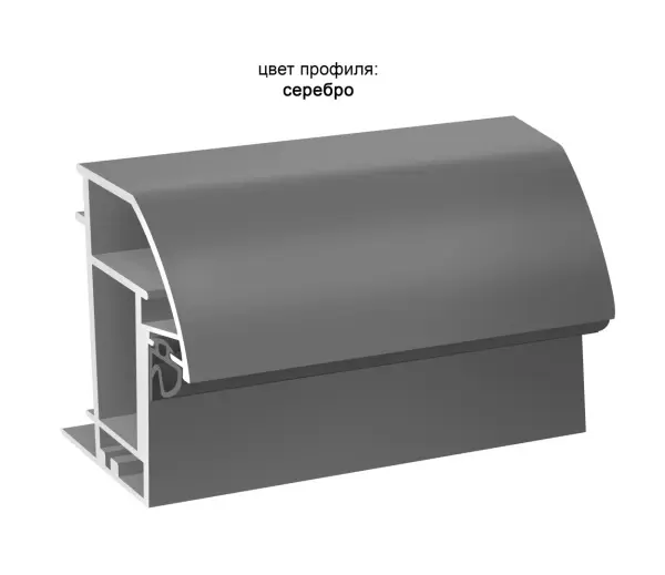 Дверь стеклянная межкомнатная MaybahGlass Premium SPMG02-06, 800х2000, серое матовое