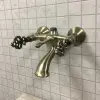 Смеситель латунный для хамама Османский, цвет бронза, 040