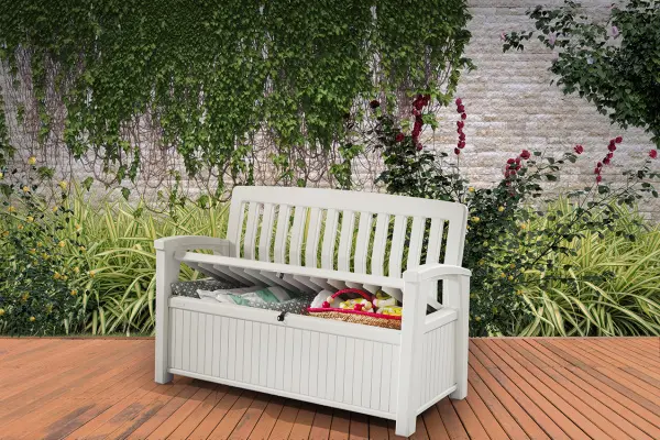 Скамья-сундук Keter Patio Bench 227L, white