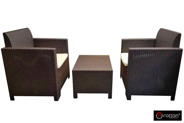 Комплект садовой мебели B:Rattan Nebraska Terrace Set, wenge