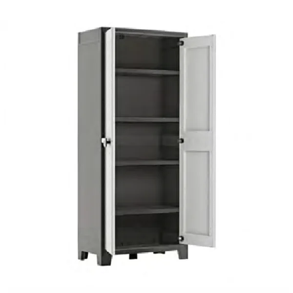 Пластиковый шкаф Armadio Titan Alto BK/GL Keter  PAL.H.102, black/grey, 17208097