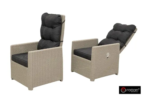 Кресла пластиковые B:Rattan Manchester set 2, grey