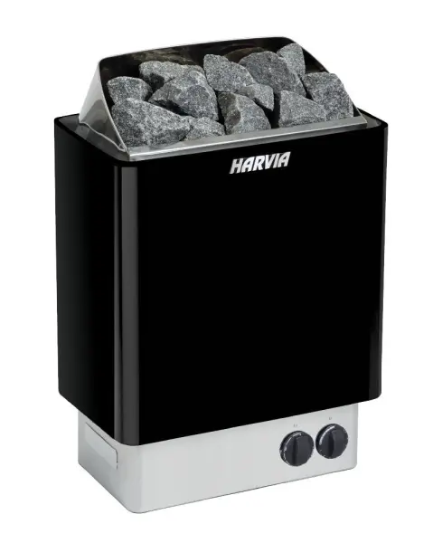 Электрическая печь Harvia Trendi KIP45 Black со встроенным пультом в интернет-магазине WellMart24.com
