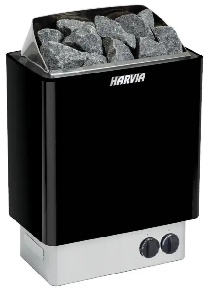 Электрическая печь для сауны Harvia Trendi KIP60 Black со встроенным пультом в интернет-магазине WellMart24.com