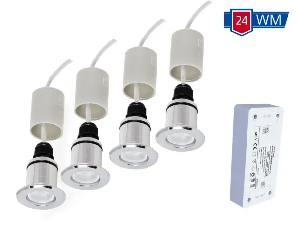 Комплект встроенного светодиодного освещения для хамама WM-4HW, IP68