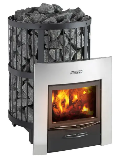 Дровяная печь для бани Harvia Legend 240 DUO, WK240LDLUX, диаметр дымохода 115 мм