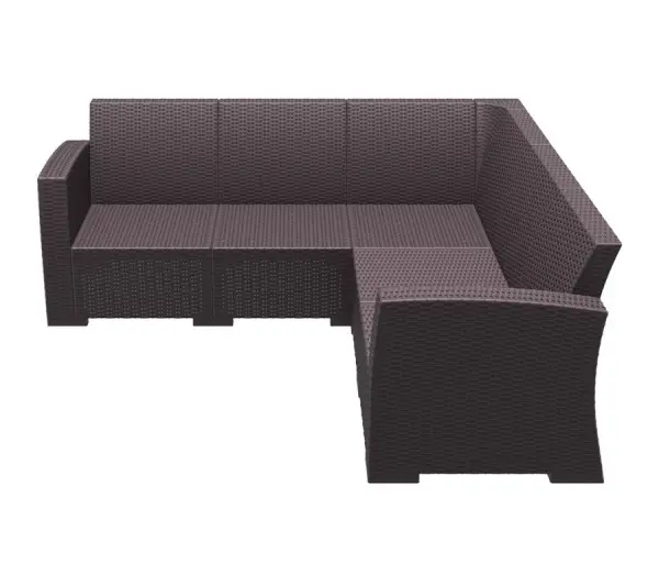 Диван садовый пластиковый Siesta Monaco Lounge Corner, brown