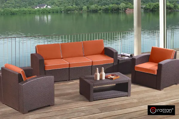 Комплект садовой мебели B:Rattan Premium 5, wenge