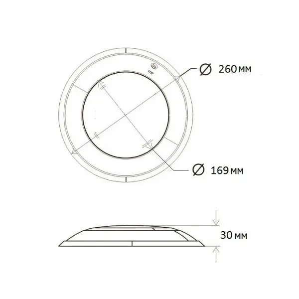 Прожектор светодиодный Aquaviva LED001B (HT201S) 546LED, NW White, 33 Вт, с закладной