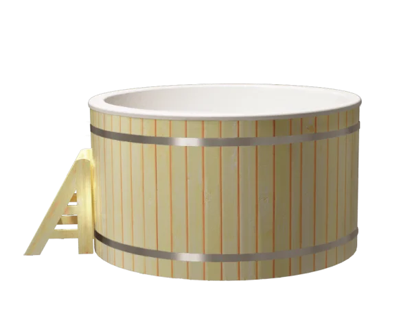 Купель композитная круглая PolarSpa KFC195S D=1,95 H=1,1 (сосна натуральная)