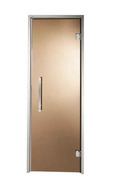 Дверь GRANDIS GS 7x19 (680 х 1890 мм), стекло бронзового цвета, для хамама