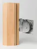 Дверь DoorWood Графит матовый для бани, 700 х 1900 мм, без порога, стекло серое матовое, коробка ольxа