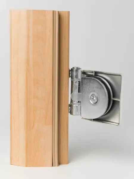 Дверь DoorWood Графит матовый для бани, 700 х 1900 мм, без порога, стекло серое матовое, коробка ольxа