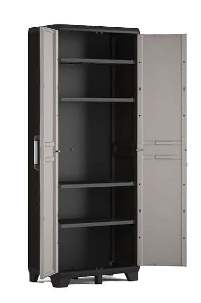 Пластиковый шкаф Keter Pro Tall Cabinet, black, 17210847