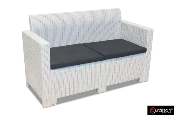 Комплект садовой мебели B:Rattan Nebraska 2 Terrace Set, white