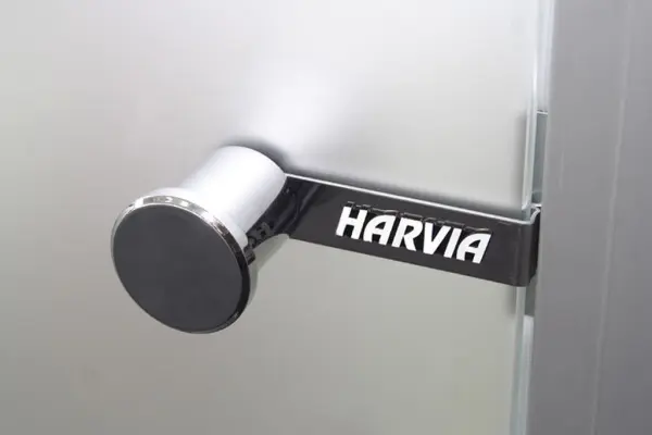 Дверь Harvia ALU для хамама 700 х 1900 мм, DA71901, стекло бронзового цвета, коробка алюминий