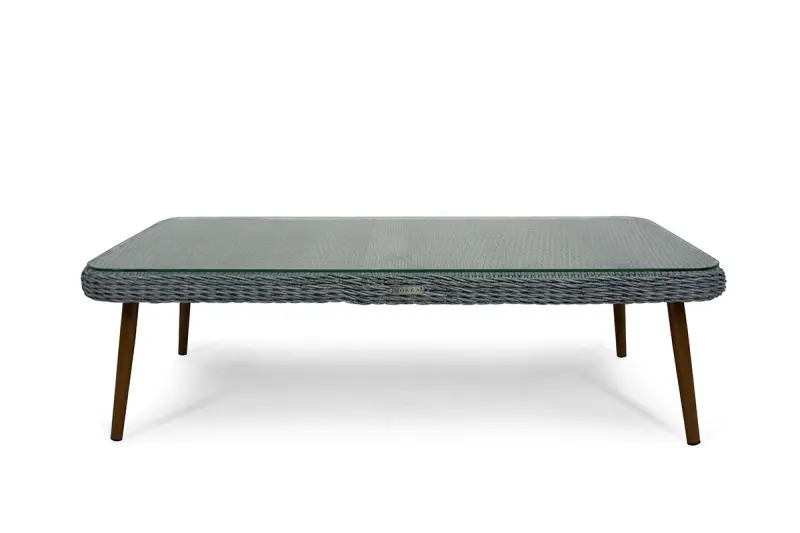 Комплект садовой мебели из искусственного ротанга серого цвета Mokka Rimini S2, grey