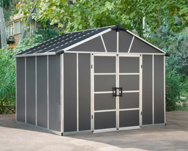 Сарай пластиковый Palram Yukon 11x9' ft, dark grey