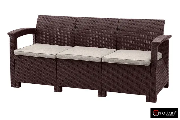 Комплект садовой мебели B:Rattan Comfort 5, венге