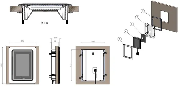 Установочная коробка TyloHelo Elite/PureT, 90001056