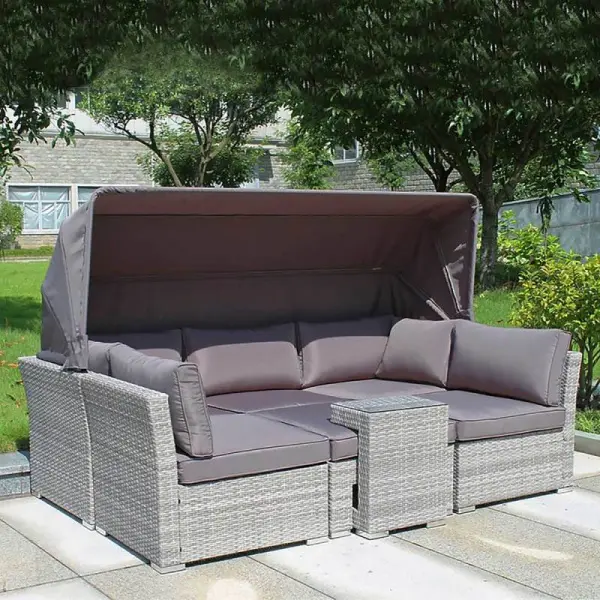 Комплект садовой мебели из искусственного ротанга AFM-320G Grey