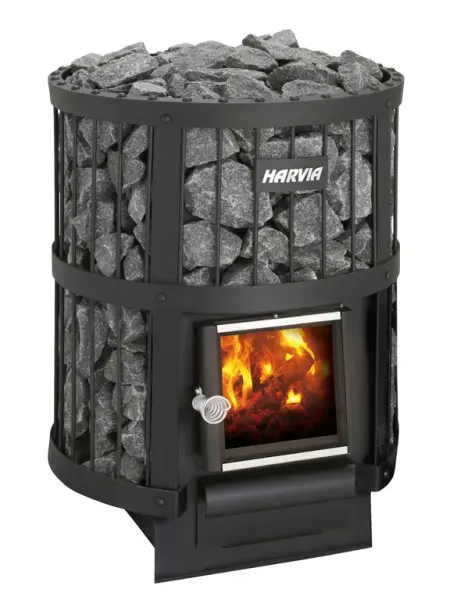 Банная печь Harvia Legend 150 на дровах, WK150LD, диаметр дымохода 115 мм