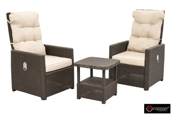 Кресла пластиковые B:Rattan Manchester set 2, wenge