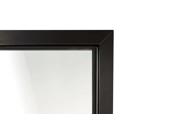 Дверь для хамама GRANDIS DB 7x19 (680 х 1890 мм), черный профиль, стекло прозрачное