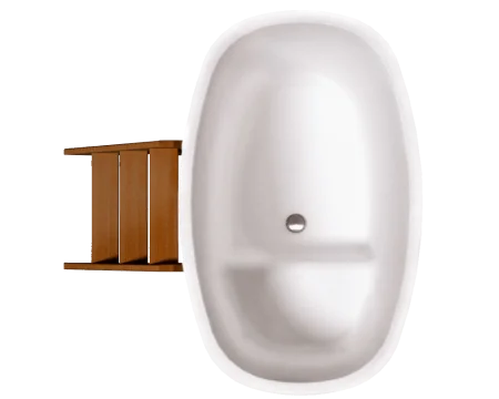 Купель композитная овальная PolarSpa K79D 0,79Х1,25 H=1,1 (дуб натуральный)