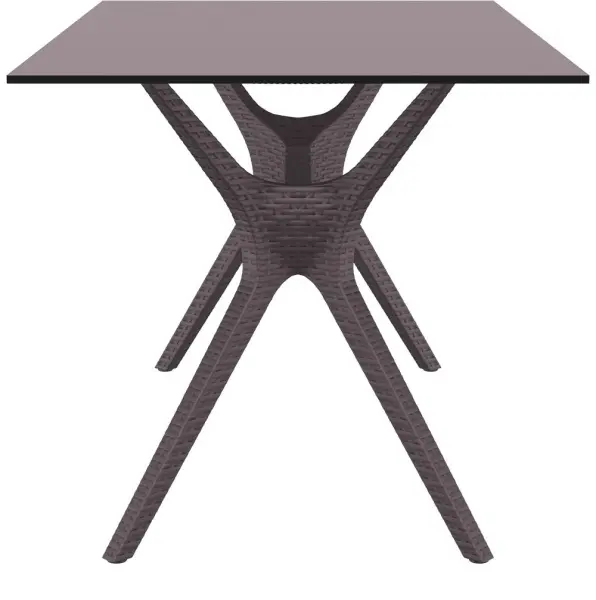 Стол садовый из пластика Siesta Ibiza table 140, brown